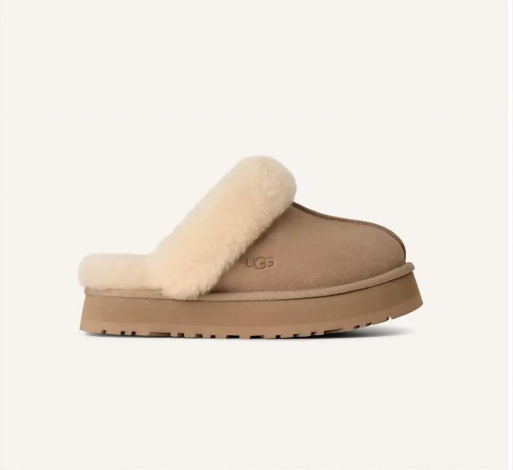 NEW UGG women's disquette slipper in sand